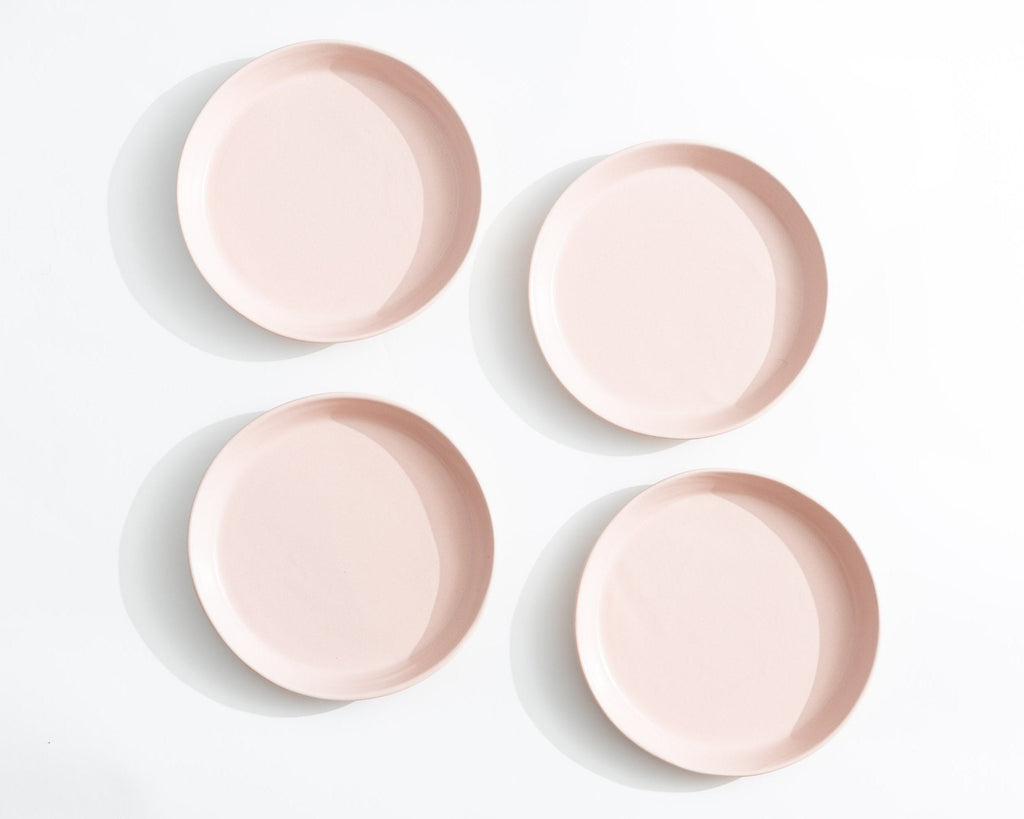 Haand Skali Dinner Coupe Plate, Handmade, Lead-free, glazed white porcelain