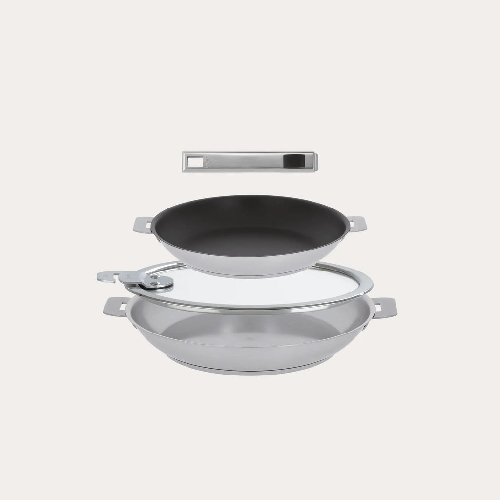 CRISTEL 4-Piece mixed frying pan Set