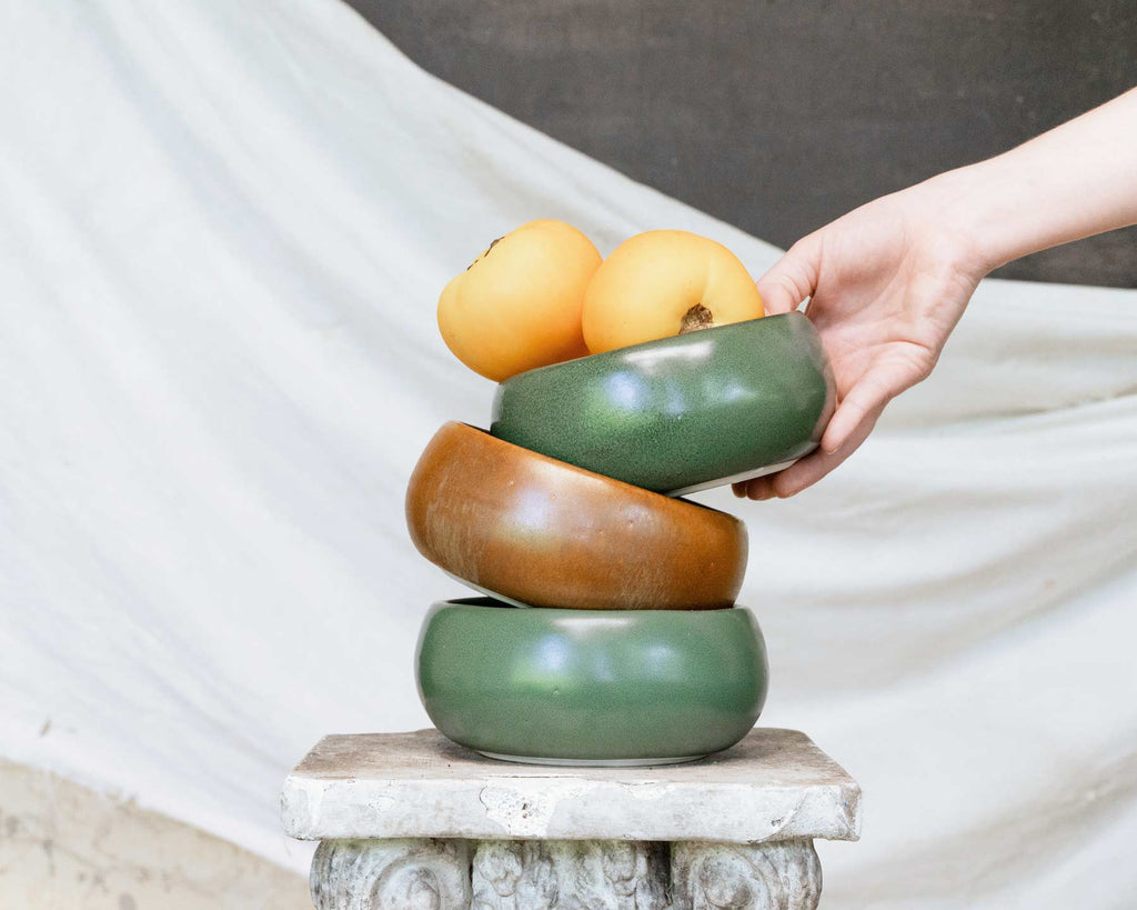 Haand Rice Bowl, Handmade, Lead-free, glazed white porcelain