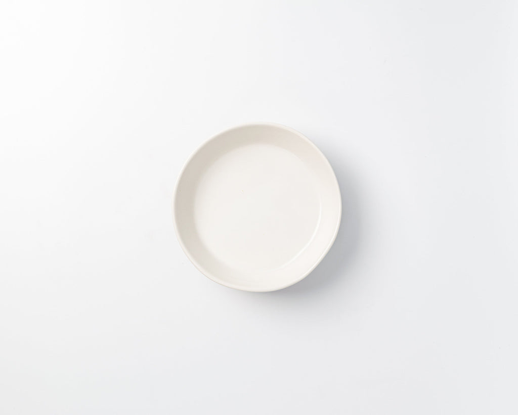Haand 5 Piece Skali Coupe Dinner Setting, Handmade, Lead-free, glazed white porcelain