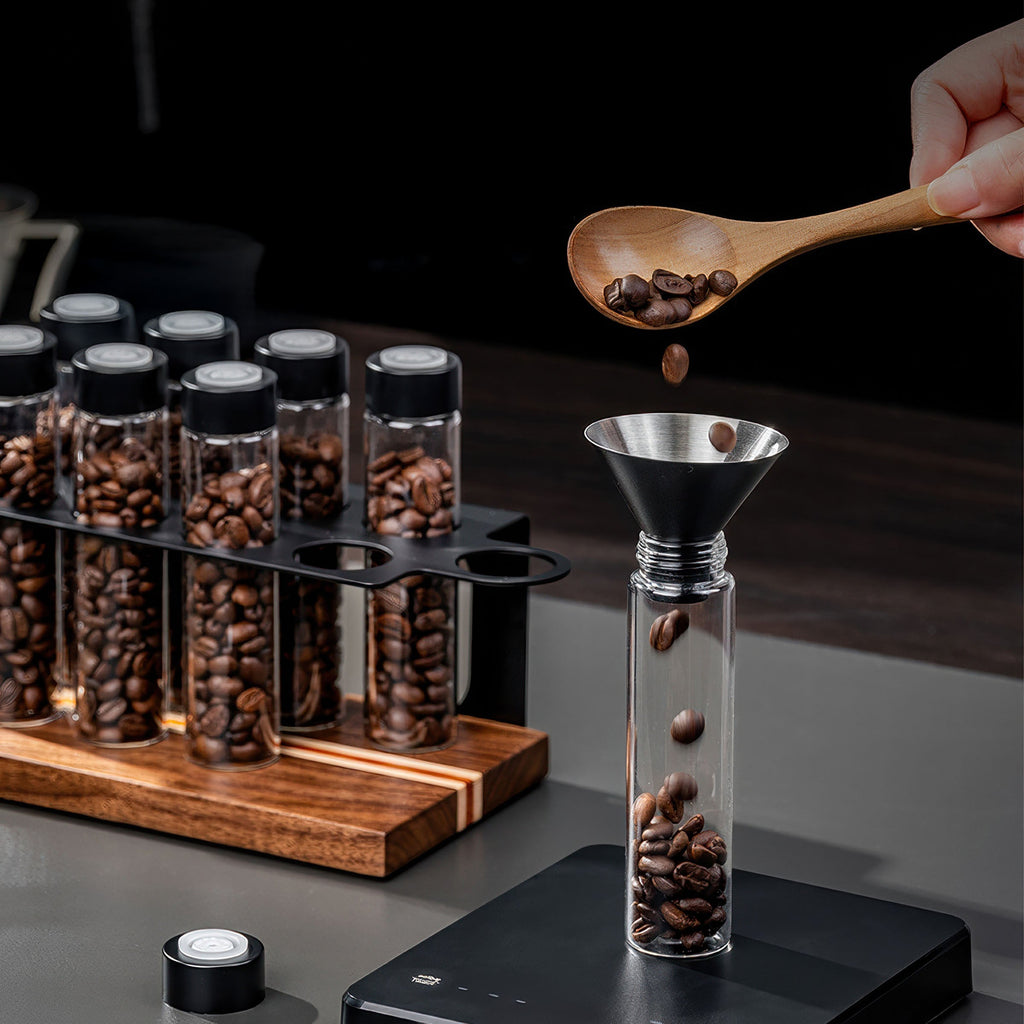 Lab-Style Coffee Storage Bean Rack