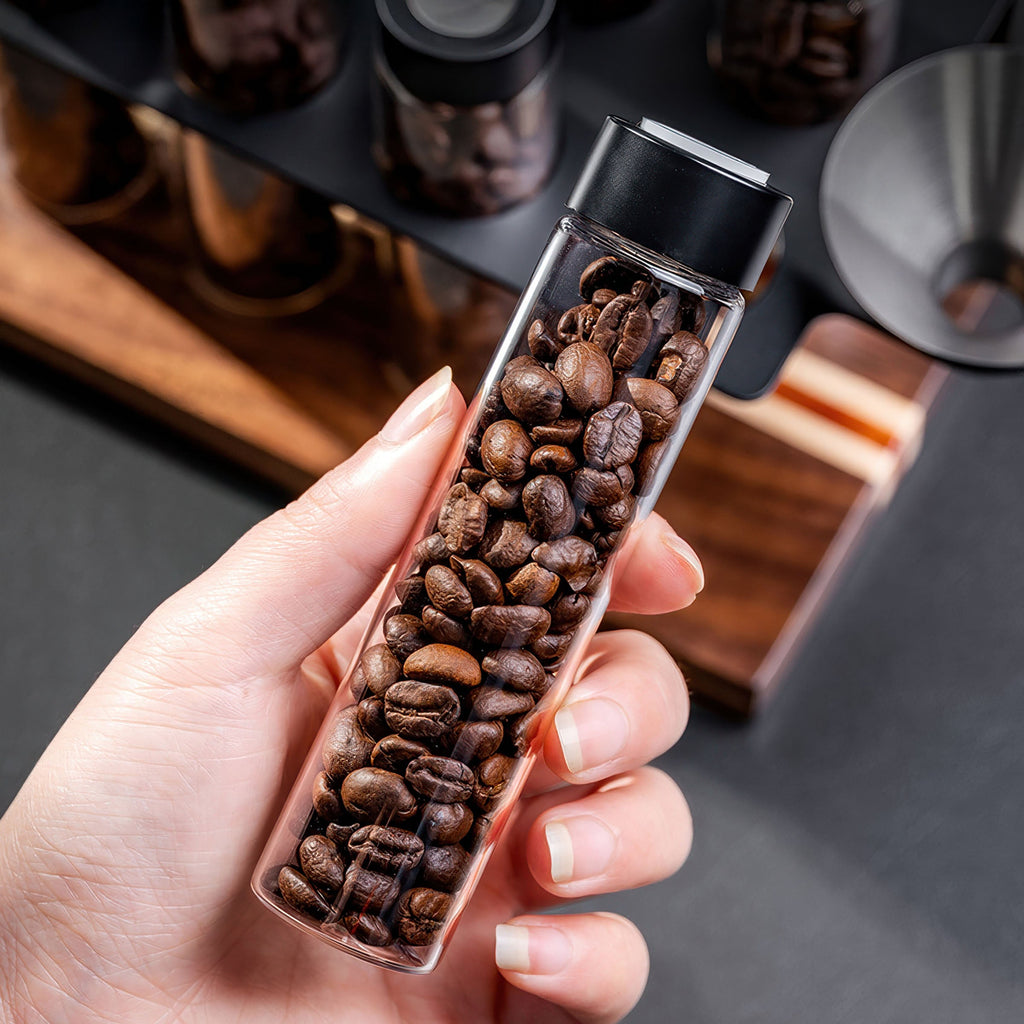 Lab-Style Coffee Storage Bean Rack