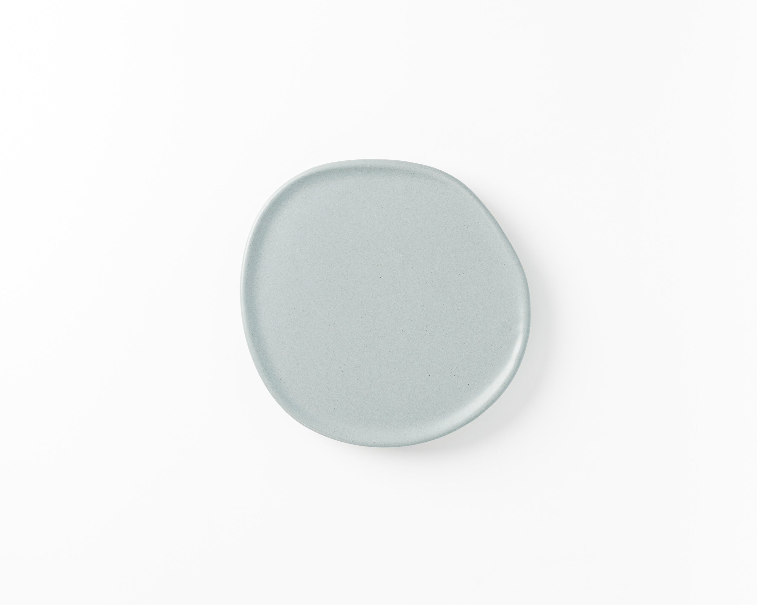 Haand Ripple Salad Plate, Handmade, Lead-free, glazed white porcelain