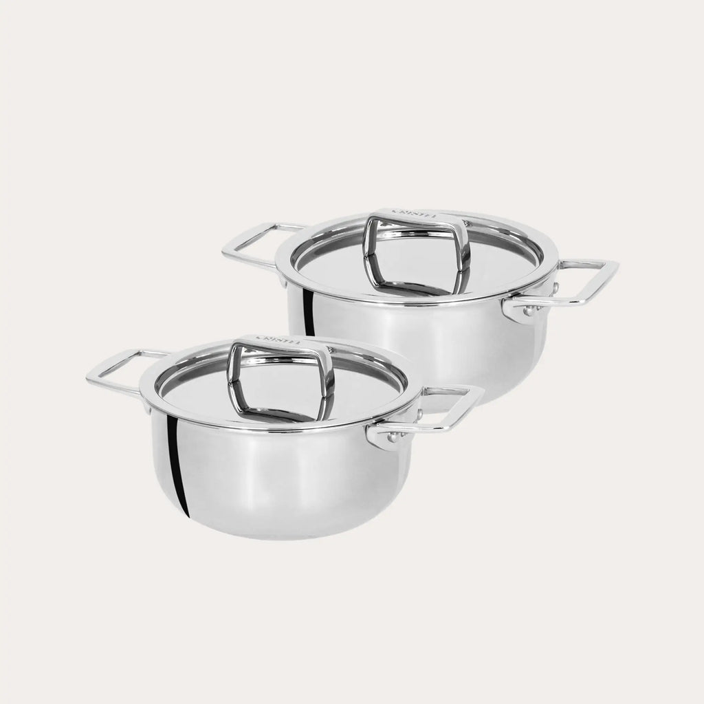 CRISTEL Set of 2 Mini Stewpans With Lid