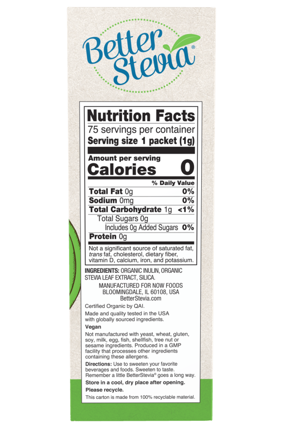 Stevia Packets, Organic