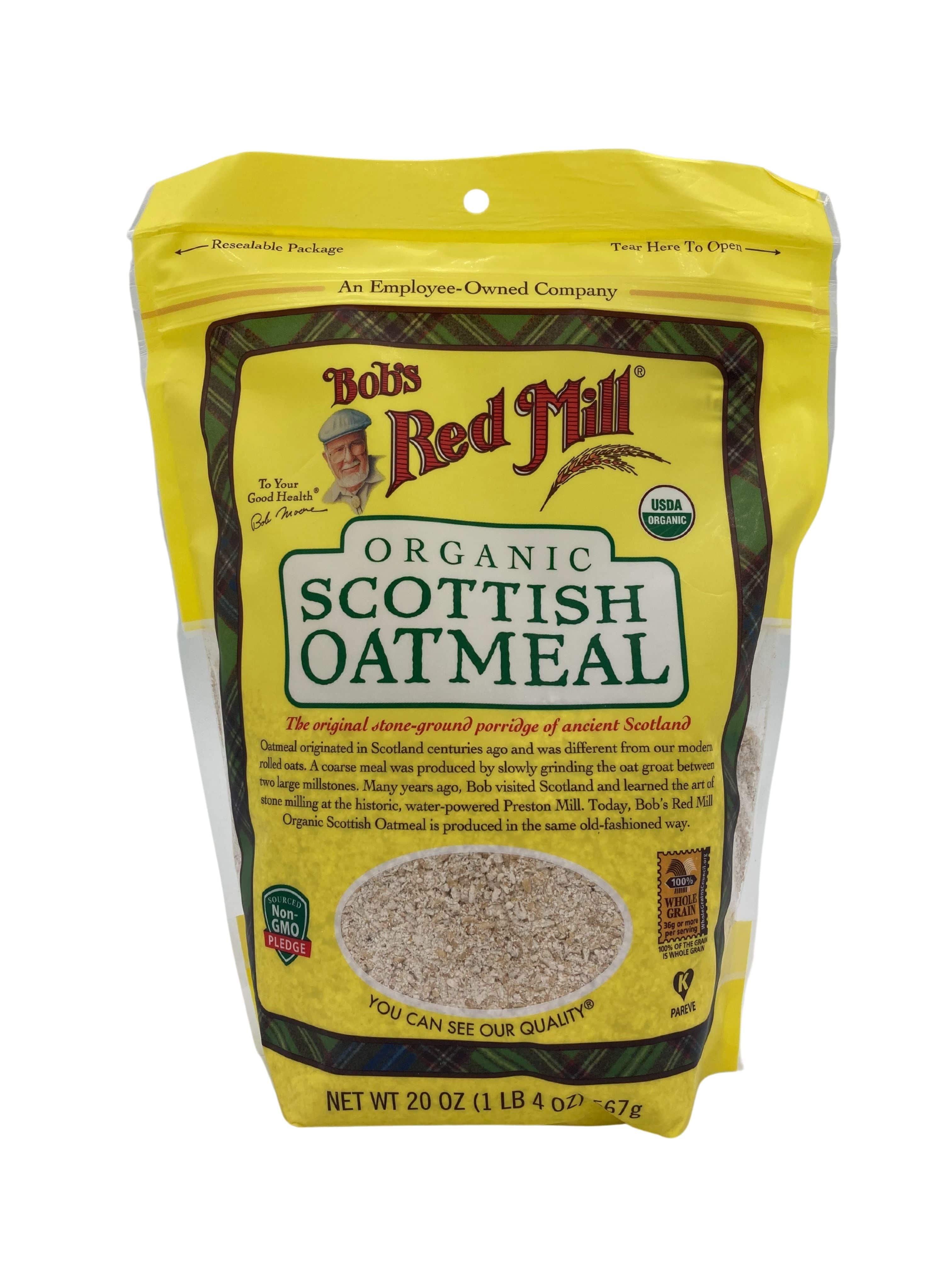 Oatmeal, Scottish, Organic, Bob's Red Mill