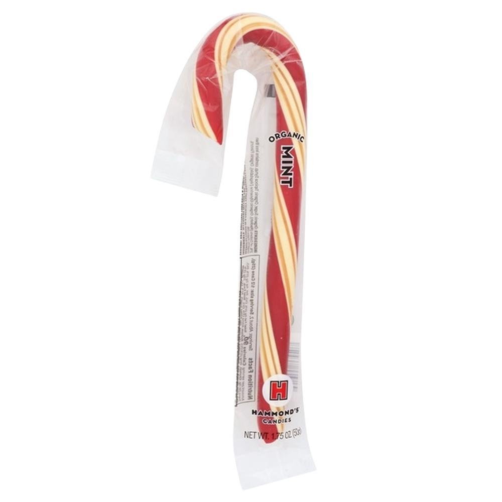 Hammond's Candies - 'Organic Mint' Candy Canes (1.75OZ)