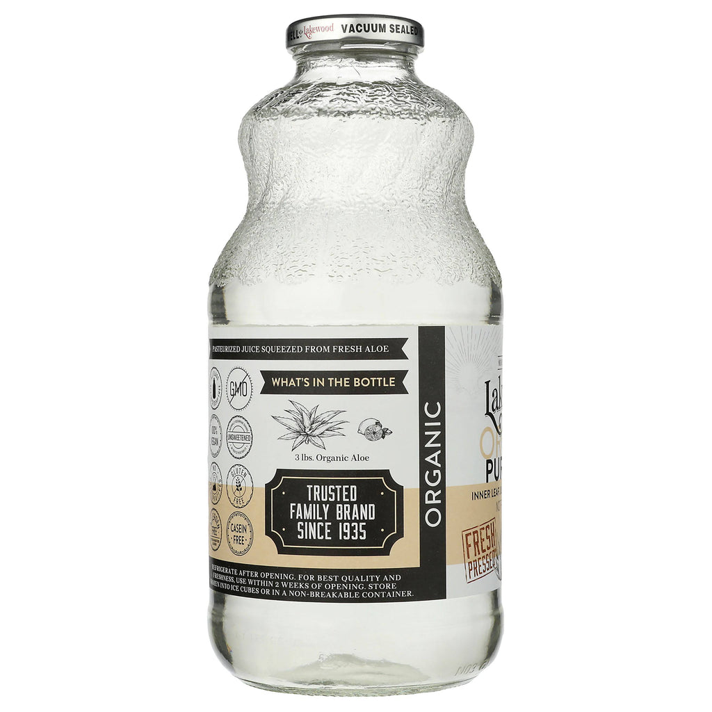 Organic Aloe Juice with Lemon