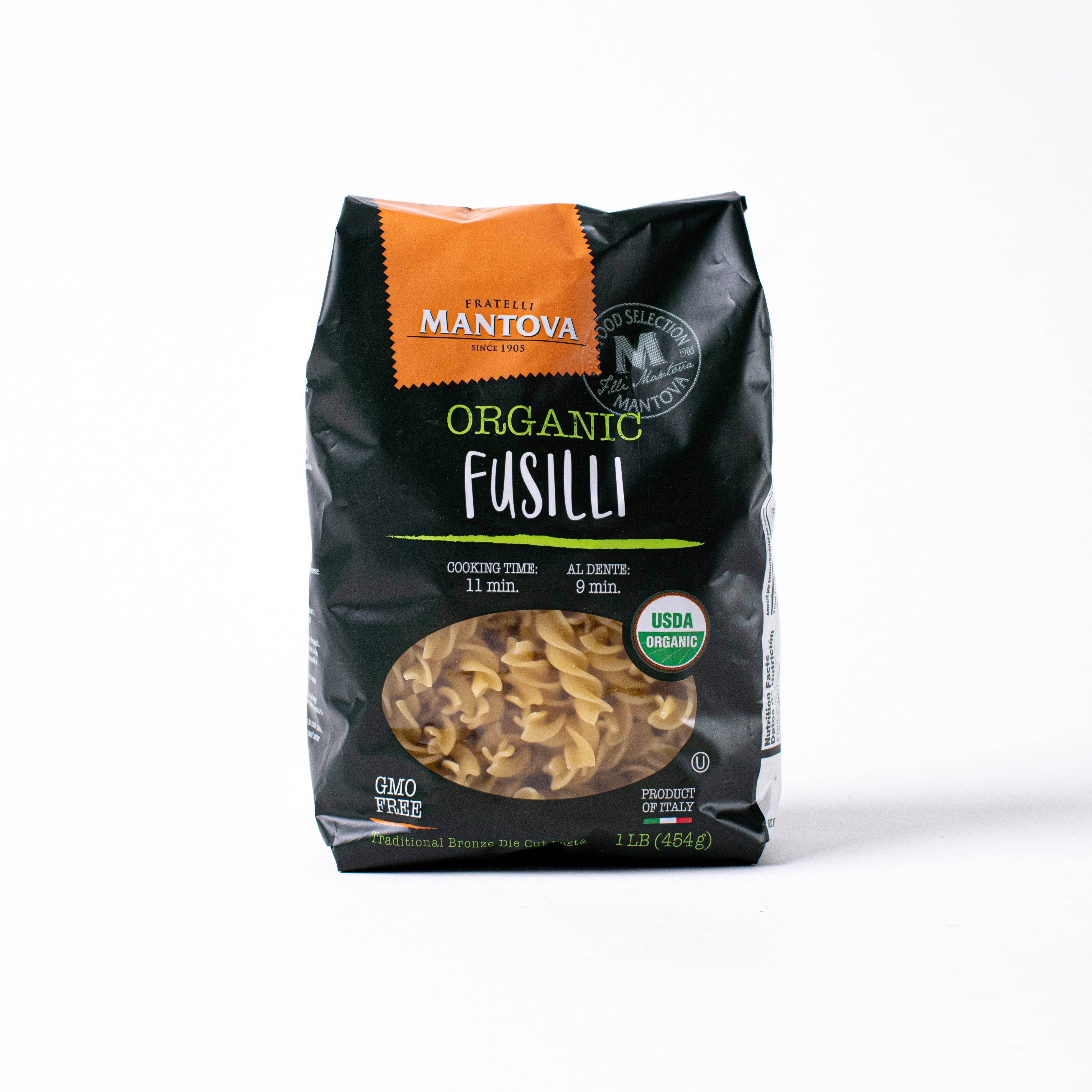 Fusilli, Semolina, Organic